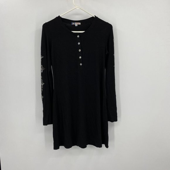 Bejeweled Susan Bixel Black Jewel Dress Medium  - Picture 1 of 11
